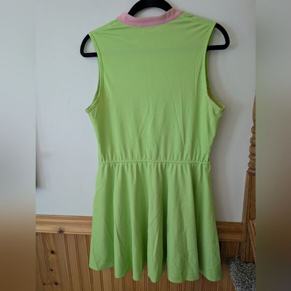 Kilo Tango Tennis Swing Dress Pink Green Athletic Preppy Size Medium - Picture 9 of 9
